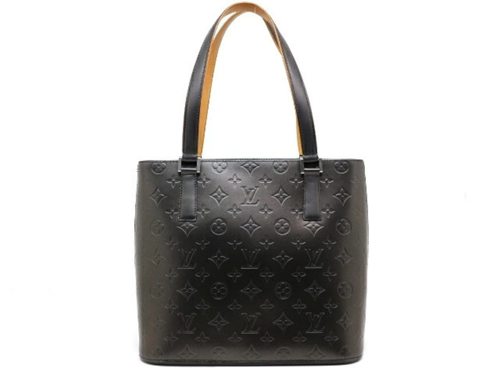 LOUIS VUITTON Stockton Tote Bag Monogram Matte Noir Black